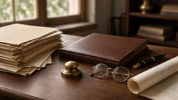 Title documents on a desk
